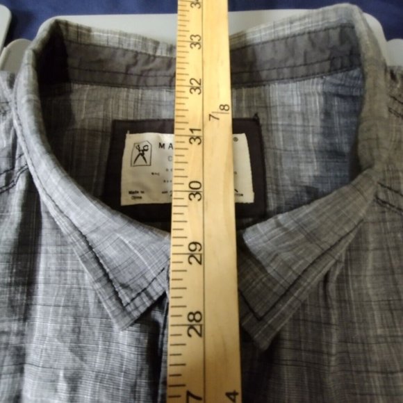 Marc Ecko Deadly Threads Button | Mens Size 2XL 100% Cotton‎ Long Sleeve Shirt - Picture 9 of 10